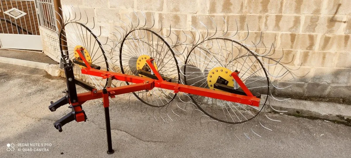 Граблі 'Сонечко' до мототрактора 3 колеса купити в Житомирі — Сільгоспцентр